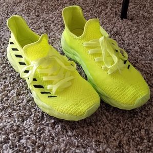 Neon Yellow Slip On Sneakers